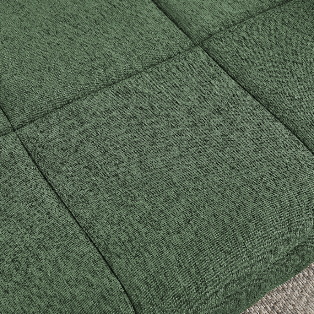 Sofá para Perros Grande y Comodo con Soporte Elevado, Mueble de Piso para Canes Grandes, Sofá Moderno de Lino Verde Oliva — imagen 3