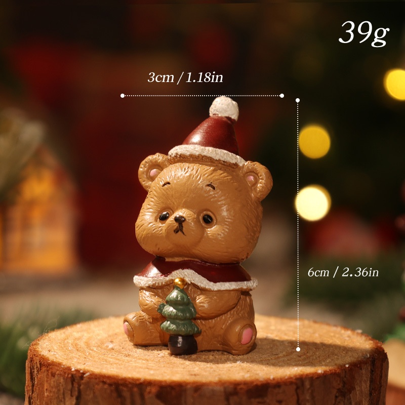Christmas Resin Reindeer Figurine Creative Christmas Decoration Ornament for Holiday Display — image 7
