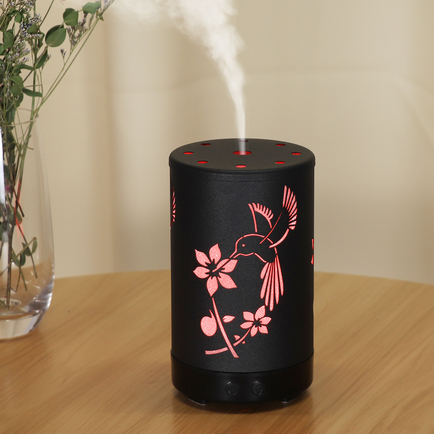 Hummingbird Wrought Iron Aroma Diffuser 100ml Home Bedroom Diffuser Desktop Humidification — image 5