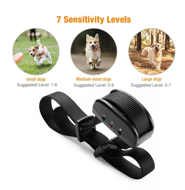 Collar Antiladridos Automático con Control de Impulso para Perros, Tallas Grande, Mediana y Pequeña — imagen 5