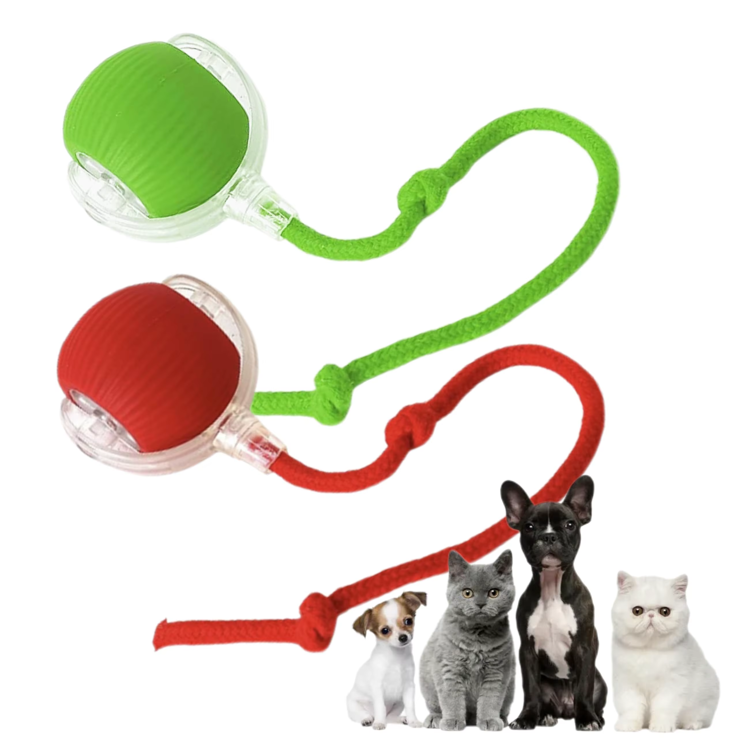 Interactive Dog Cat Toy Ball, Automatic Moving Bouncing Rolling, Pet Smart Chase Ball Rechargeable, Enrichment Toys — image 1