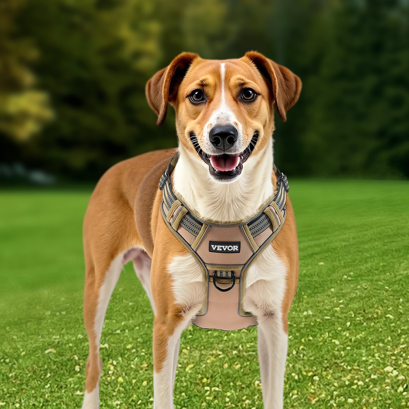 Arnes de Perro para Perros Grandes Sin Tirar Arnes Táctico de Perro Ajustable Vestiario de Mascota — imagen 8