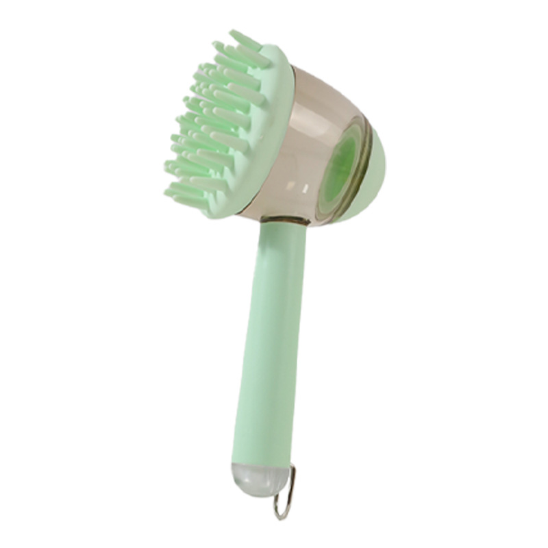 Cepillo de Baño para Mascotas 3 en 1 para Perros y Gatos, Cepillo de Masaje para Ducha, Peine para Depilar y Herramienta Espumante, Cepillo de Belleza Antiencrespamiento — imagen 2