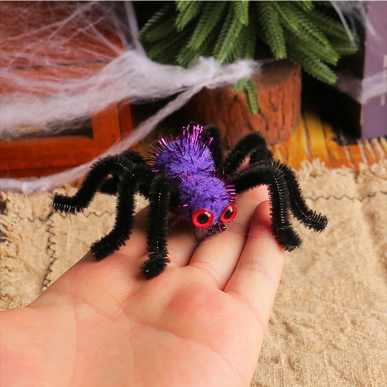 Halloween Horror Spider Hair Clip, Spooky Party Decoration for Kids and Adults, Funny Spider Hair Accessory — image 4