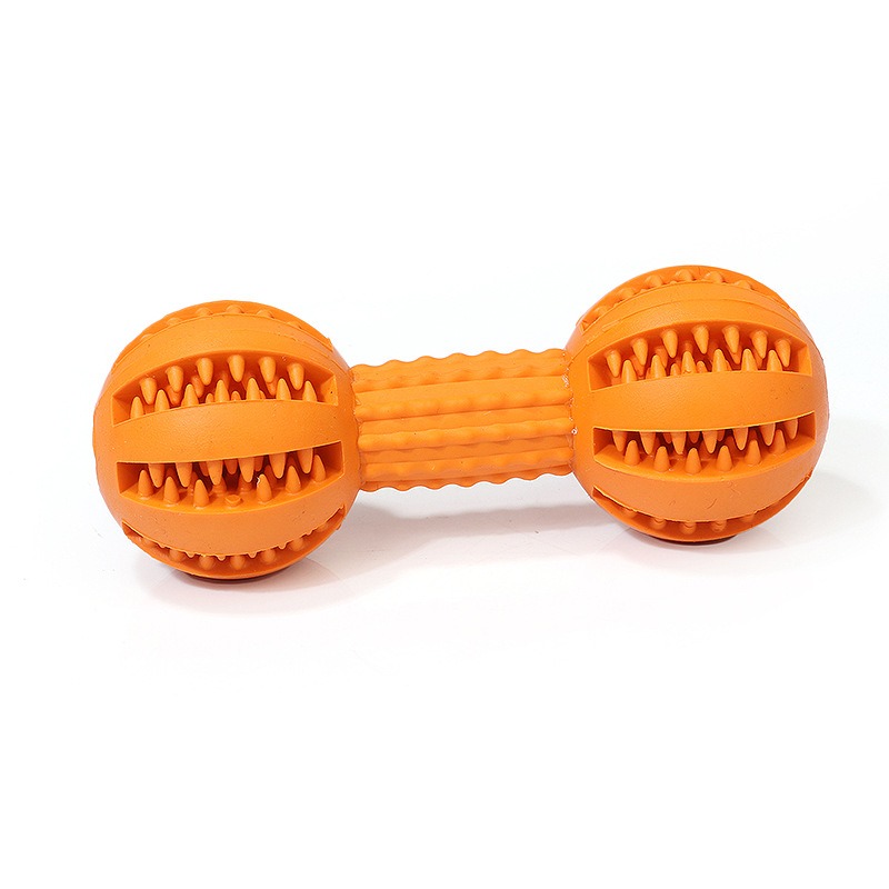 Dog Rubber Ball Dog Tooth Cleaning and Grinding Rubber Stoppable Snack Toy — image 5
