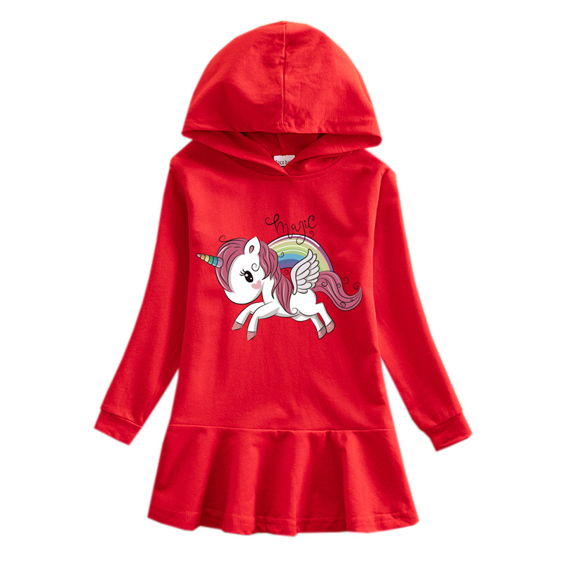 Pony girl hooded hoodie dress — image 5