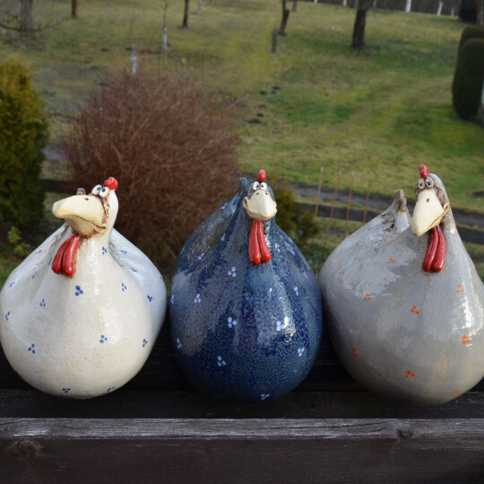 New Resin Crafts Cute Chicks Big Eye Chicken Resin Ornaments Hanging Chicken — image 4