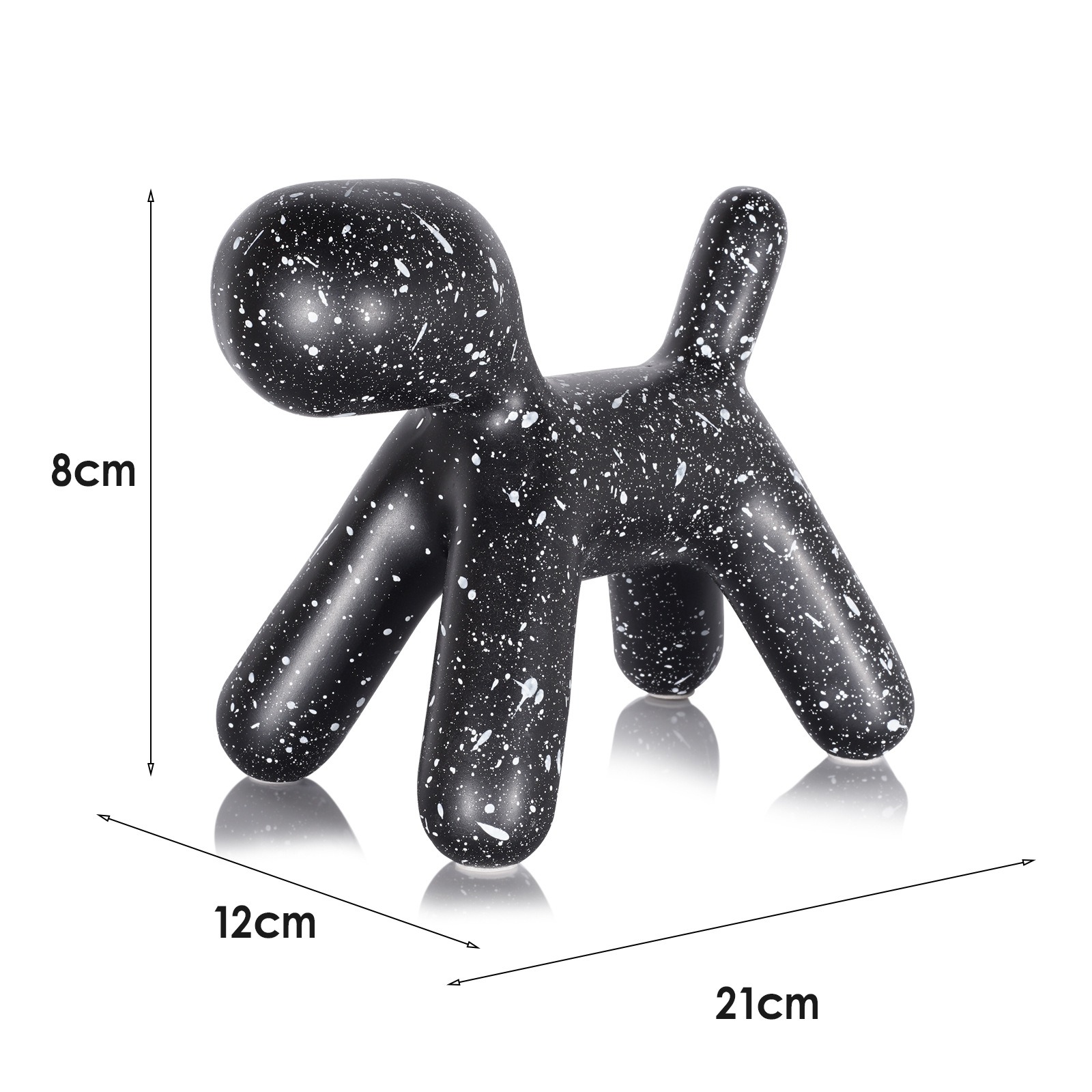 Small Spotted Dog Resin Home Decoration — image 2