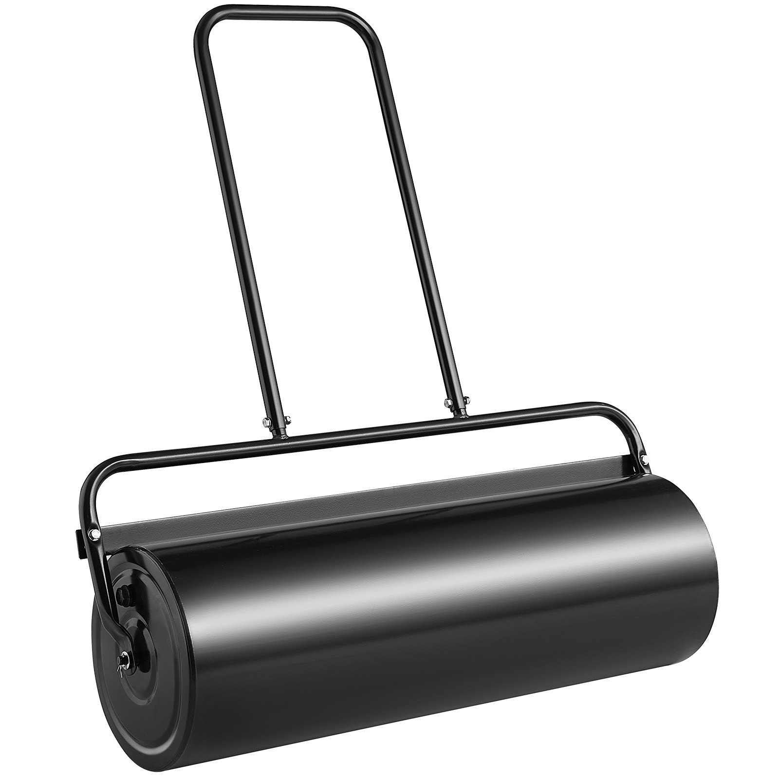 Lawn Roller, 17 Gallon Sand/Water Filled Yard Roller, Steel Sod Roller With Easy-turn Plug And U-Shaped Ergonomic Handle For Convenient Push And Pull, For Lawn, Garden, Farm, Park, Black — imagen 1