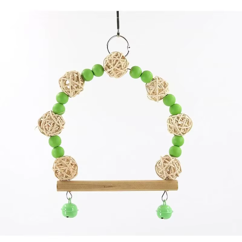 Columpio de juguete para pájaros, Juguete de columpio para loros, Suministros, Hamaca para loros, Juguete para mascotas, Suministros para mascotas, Accesorios para pájaros, Попугаи — imagen 6