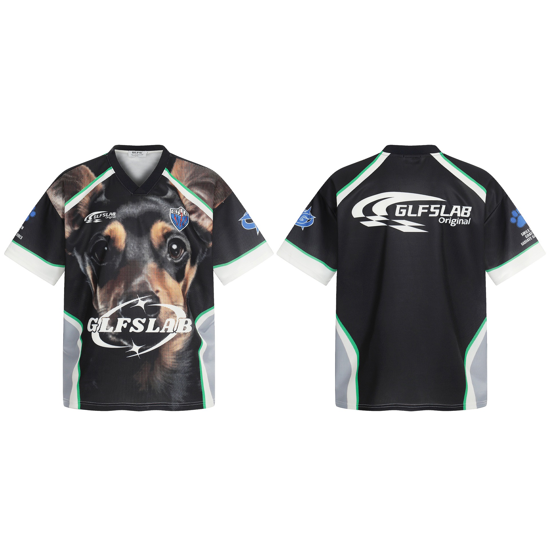 Camisetas cortas de manga con impresión de perros — imagen 4