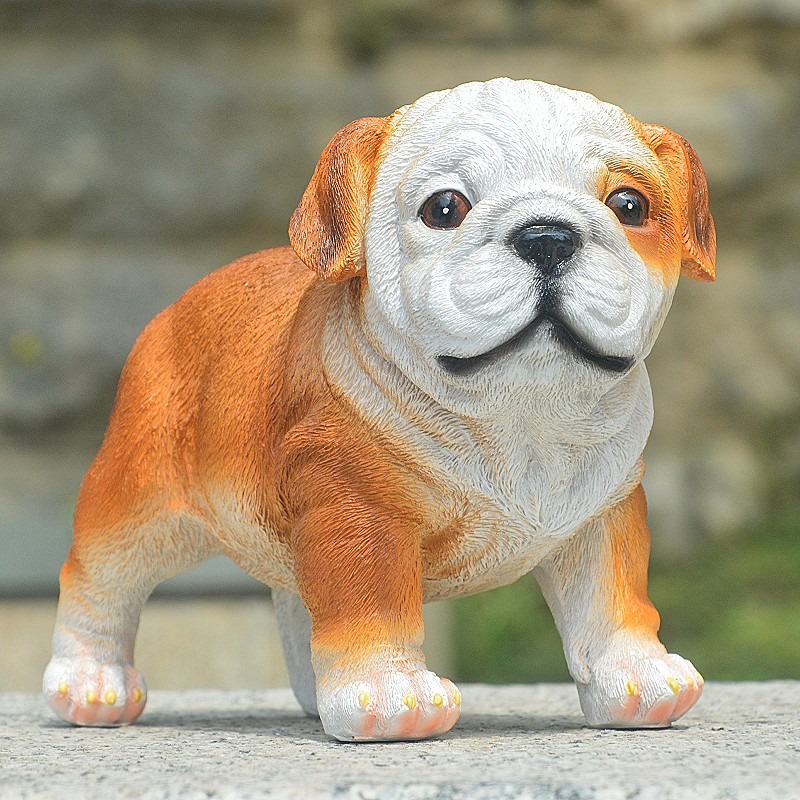 Bulldog ornament puppy resin — image 3