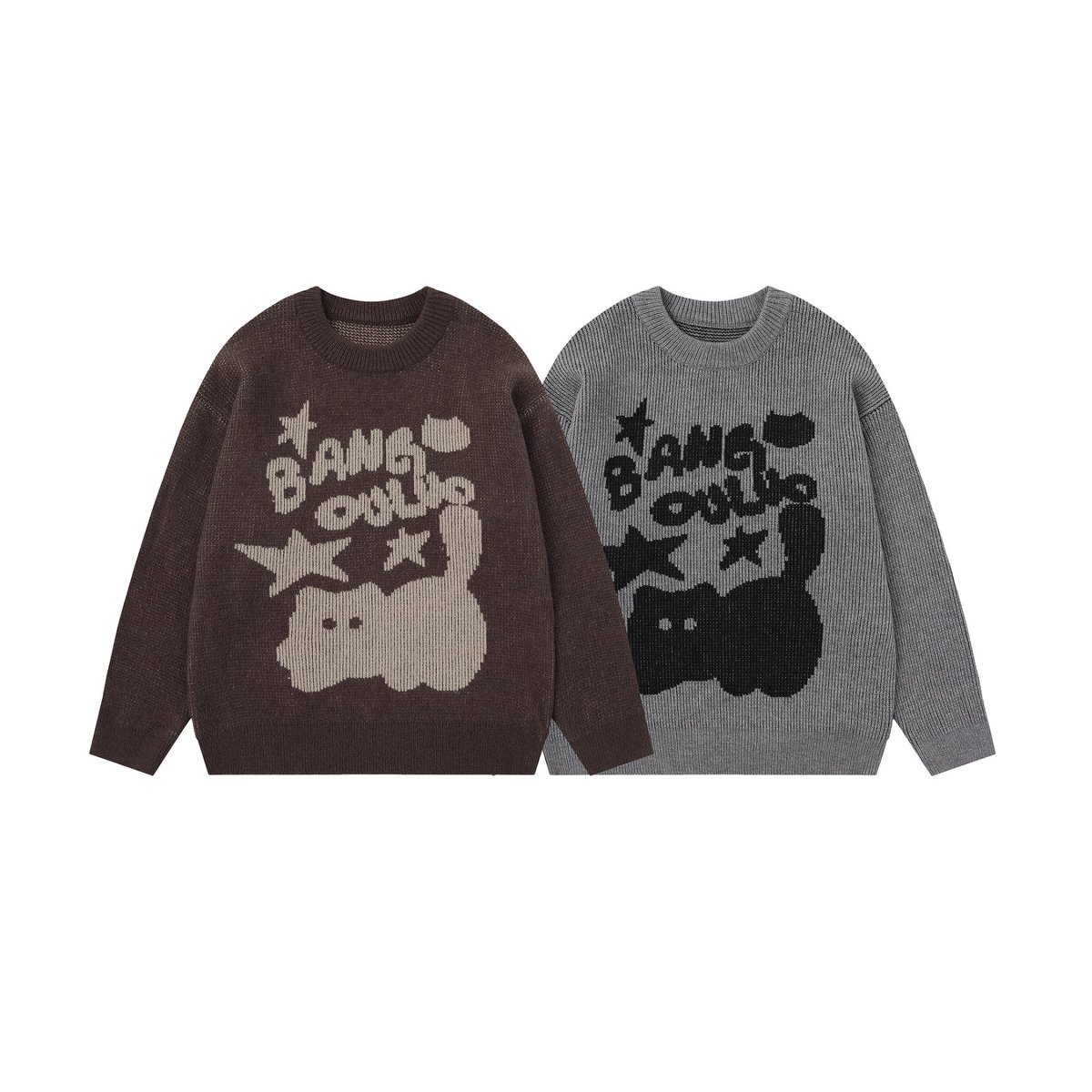 Fun cat jacquard sweater — image 6