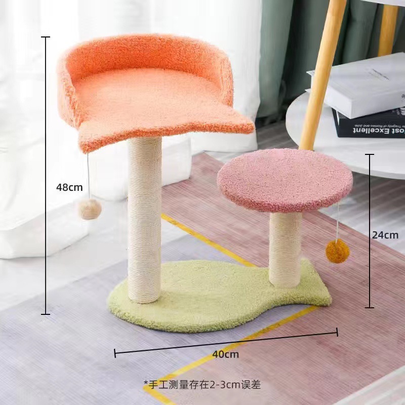 Cat Climbing Cat Nest Integrated Cat Stand Small Cat Tree Sisal Cat Toy Cat Jumping Platform Grab Board Cat Grab Column — image 8