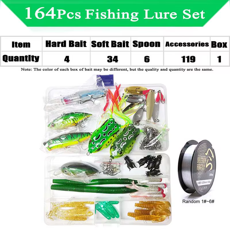 Fishing Rod Combo Full Kits 1.8M Telescopic Spinning Reel Baits Lure Set Travel Fishing Gear Hooks Pole Accessories Beginner — image 5