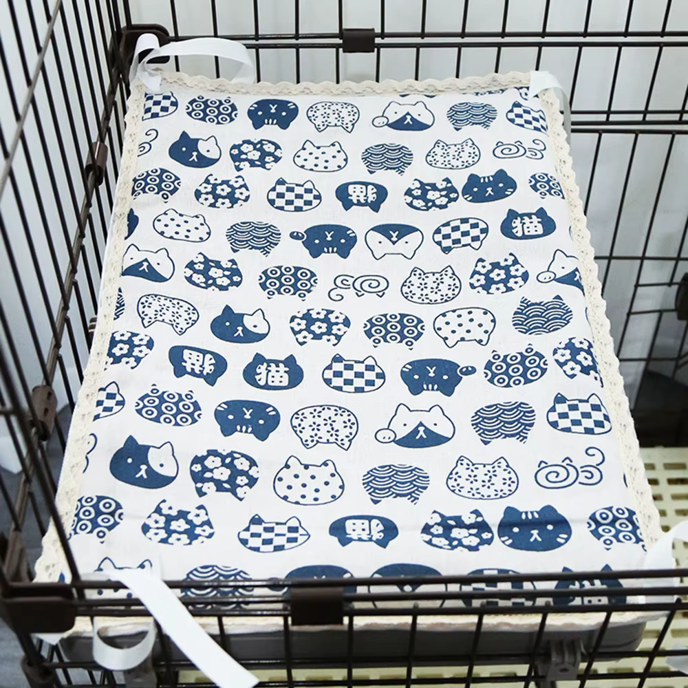Pet Cage Platform Pad Small Animal Cage Liners Sleep Mat Bedding Pads for Dogs Cats Hamster Chinchilla Rabbit Hedgehog — image 1