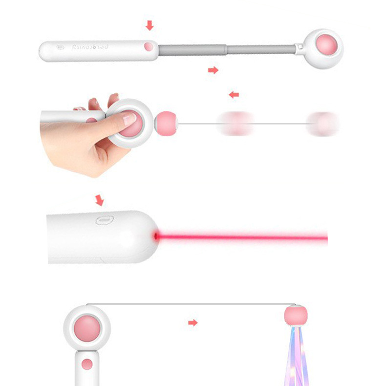 Gravitational Pet Laser Cat Cudgel Cat Feather Replacement Can Add Cat Mint Pet Supplies Kitten Toys — image 6