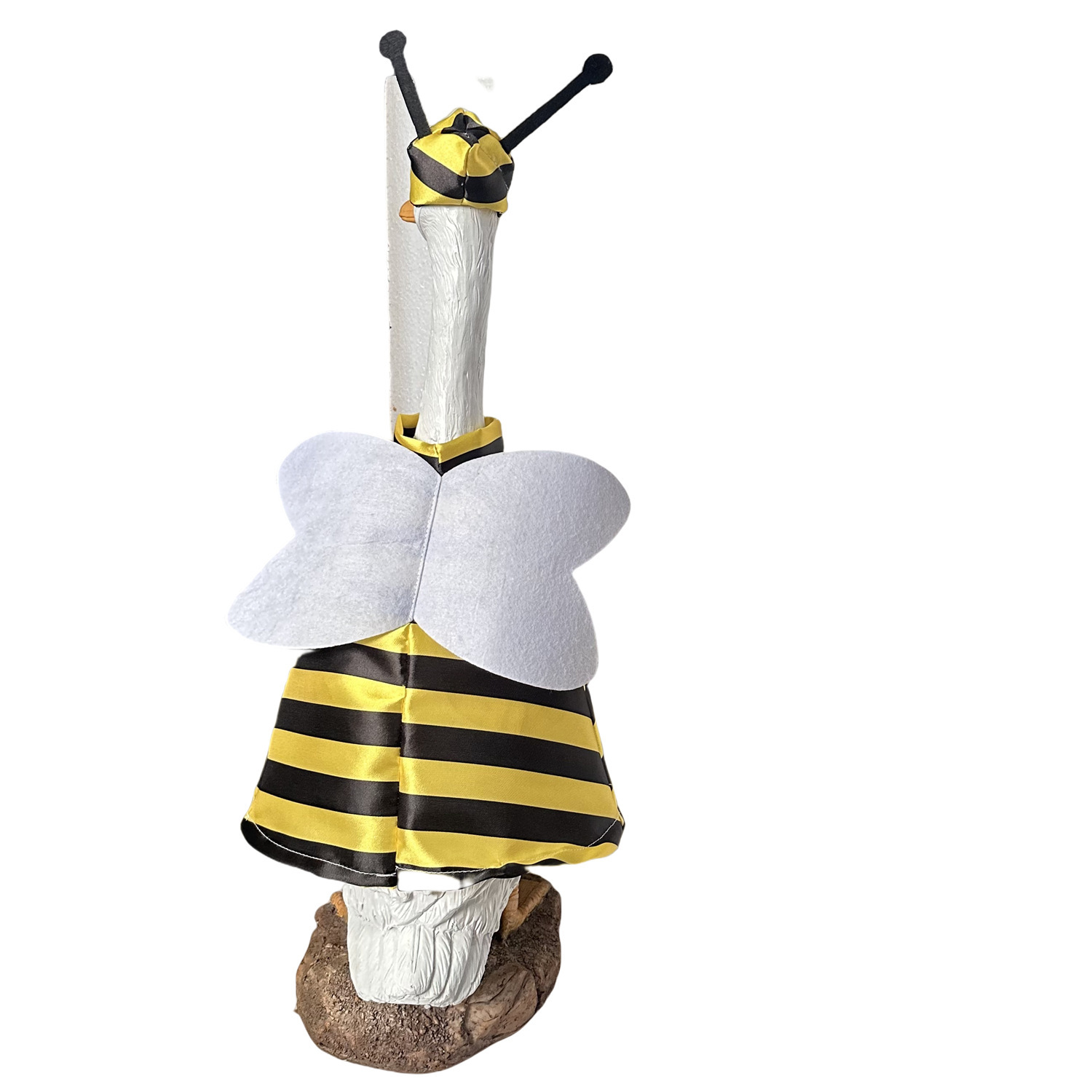 PorchGooseCostume Bee Porch Goose Decoration Doll Striped Wings Antennae Costume Prop Set — image 4