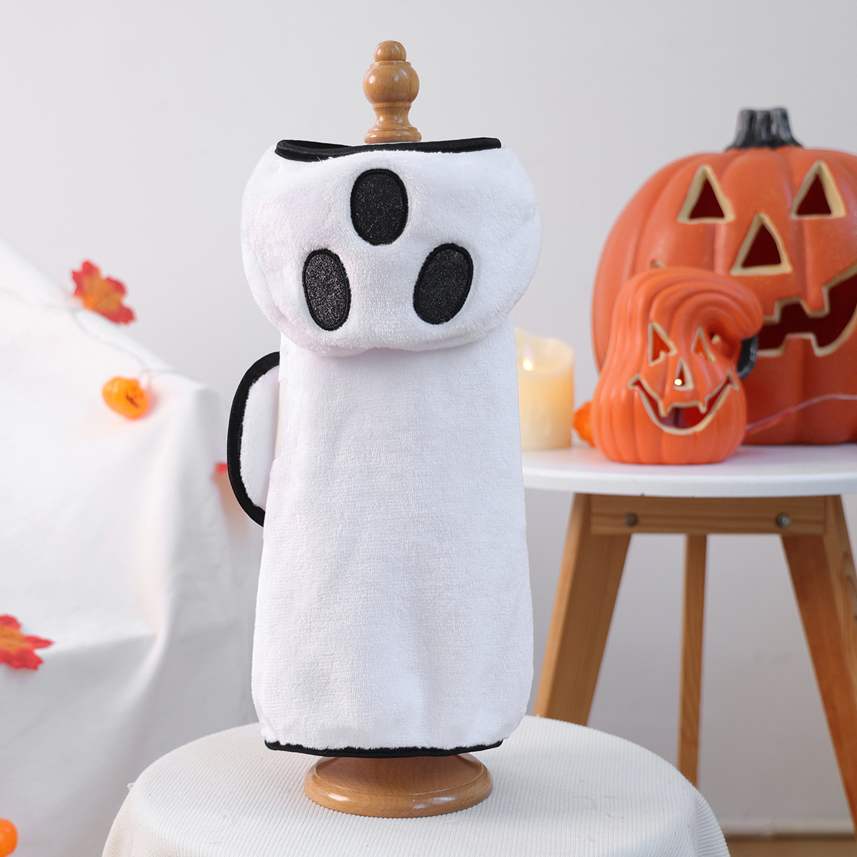 Halloween Pet Bath Towel Dog Cat Pumpkin Costume Robe Pet Supplies for Small Dogs — image 7