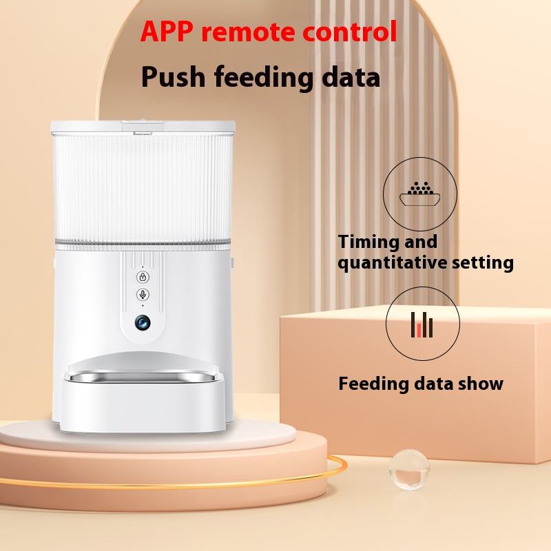 Alimentador Inteligente Wi-Fi 3L con Cámara y Habla para Perros y Gatos - Control a Distancia con App — imagen 3