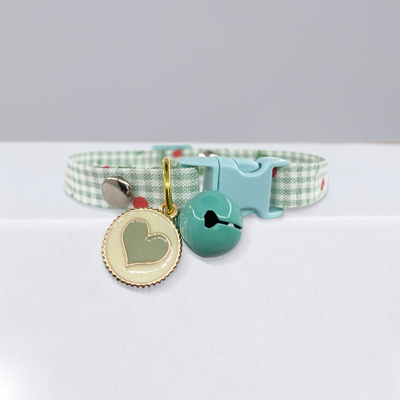 Collar con Campana de Punto Polka para Gatos y Perros Pequeños, Accesorio de Moda para Mascotas — imagen 7