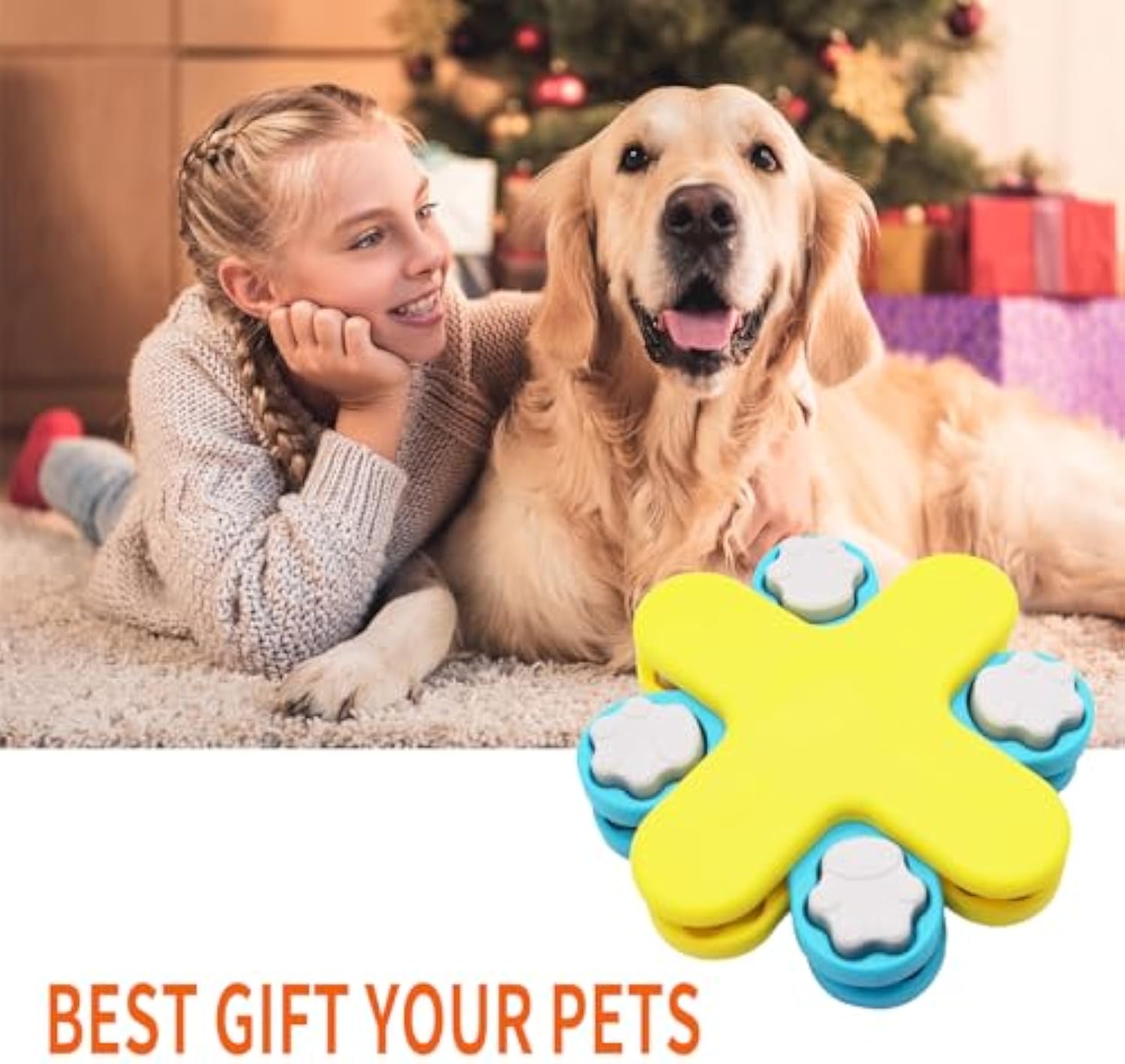 Dogs Food Puzzle Feeder Toys Interactive Dog Puzzle Toys Twister Dog Food Dispenser, Dog Enrichment Toys For IQ Training Adjustable Slower Feeder Dog Puzzle — image 4