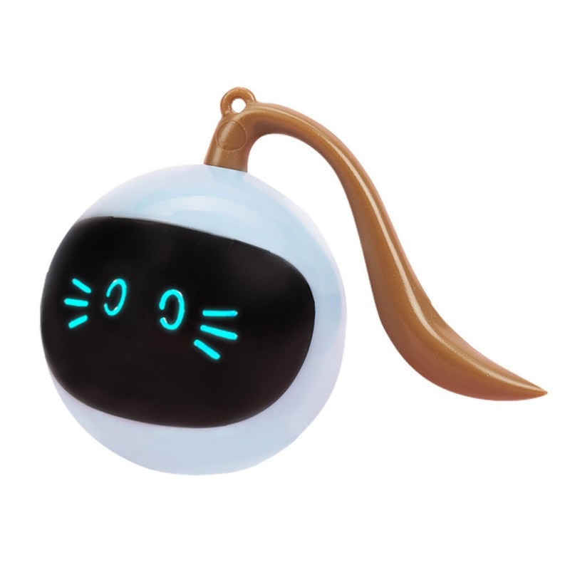 1000mAh Smart Cat Toy USB Electric Jumping Ball Self Rotating Toys Rolling Jumping Ball For Cat Dog Kids — image 3