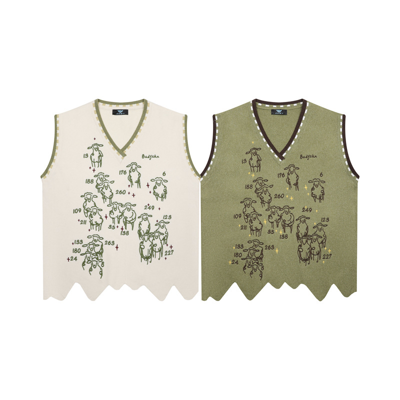 Sheep Embroidered Sweater — image 6