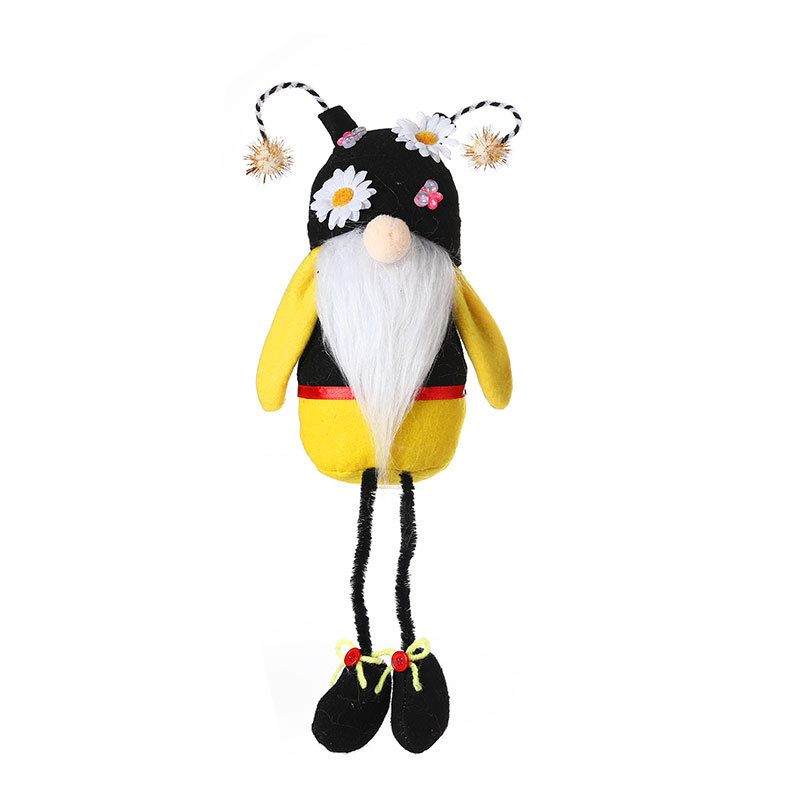 Bee Festival Flower Butterfly Long Legs Faceless Doll Cute Gnome Doll Ornament Creative Doll Gift — image 6