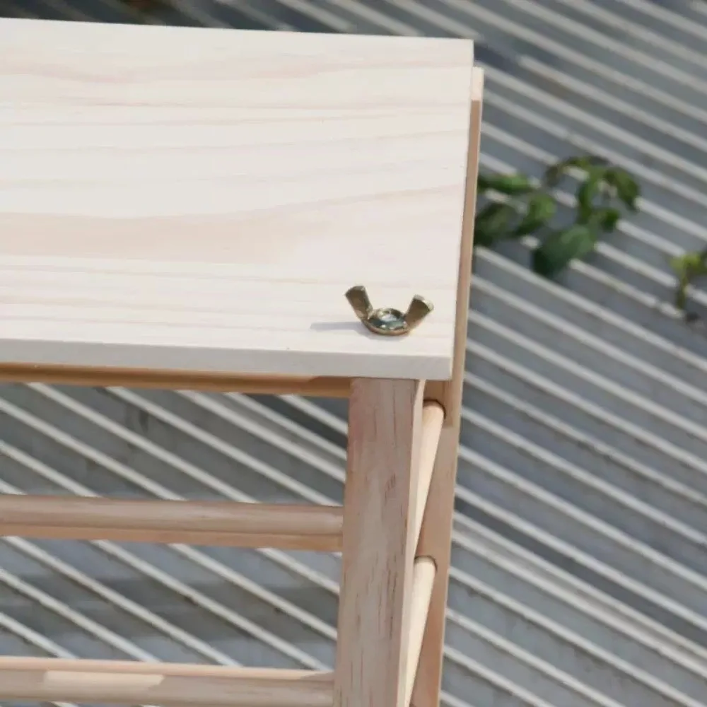 Caja de Alimento para Conejos en Madera Práctica con Accesorios Desmontables para Cunicultura y Criadors de Pichones — imagen 1