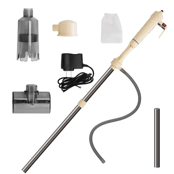 Multifunctional Electric Aquarium Gravel Cleaner Kit Length Adjustable Automatic Fish Tank Vacuum Cleaner — image 1