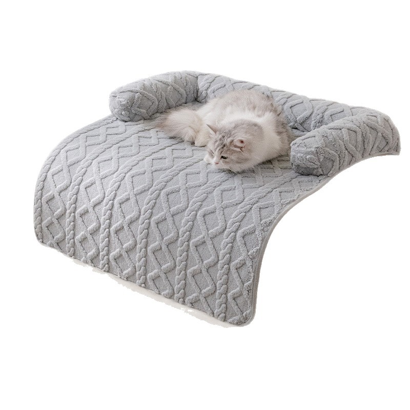 Manta de Cama para Perros y Gatos, Nueva Manta de Invierno Espesa y Calentita para Perros y Gatos — imagen 1