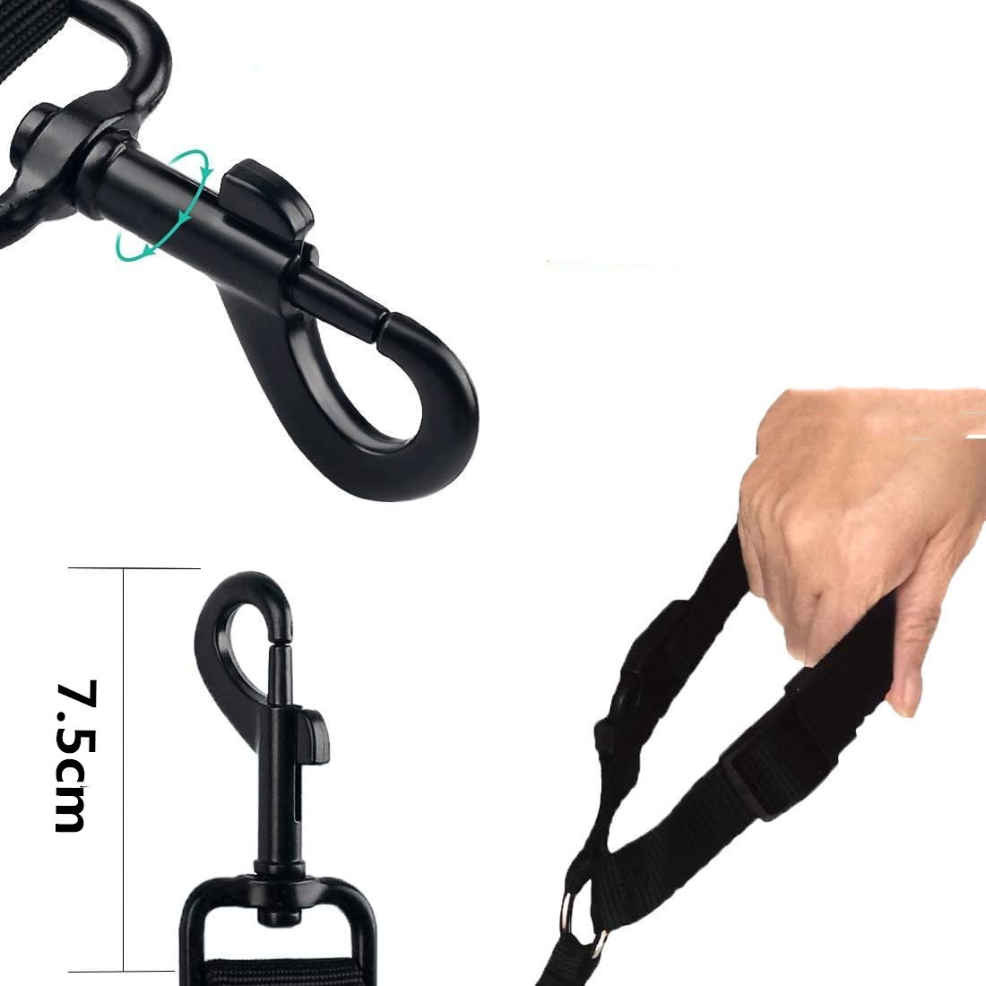 Pet dog safety belt large and medium-sized dog travel vehicle rope car safety buckle fixed rope car riding tool — image 3