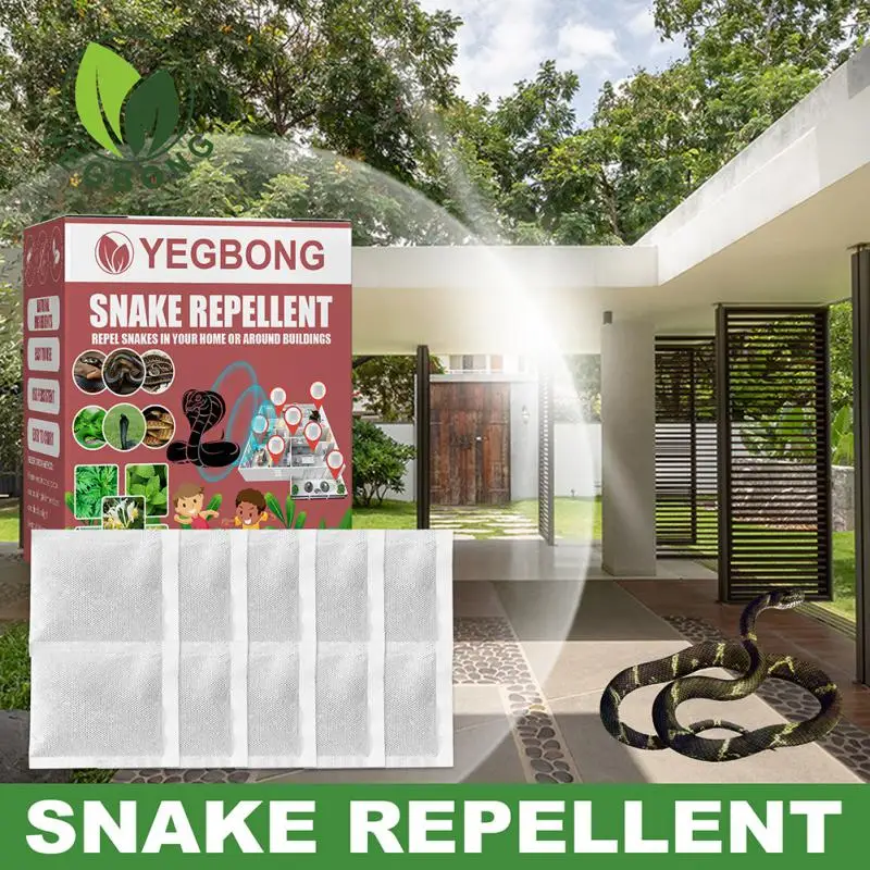10 unidades de repelente anti serpiente para automóvil, jardín y camping — imagen 1