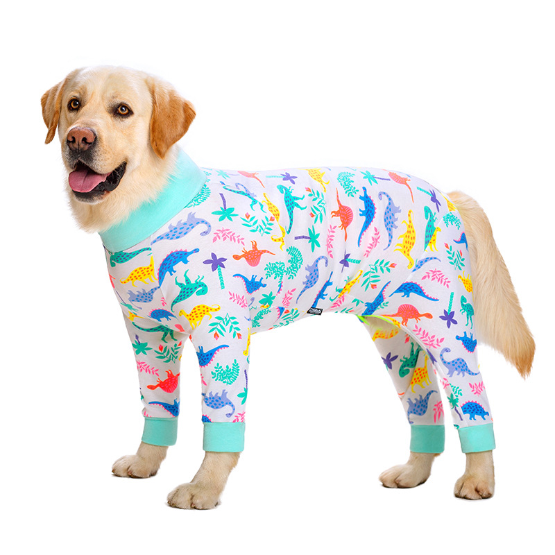 Medium and large dog pet clothing thin design belly protection weaning and sterilization suit — image 10