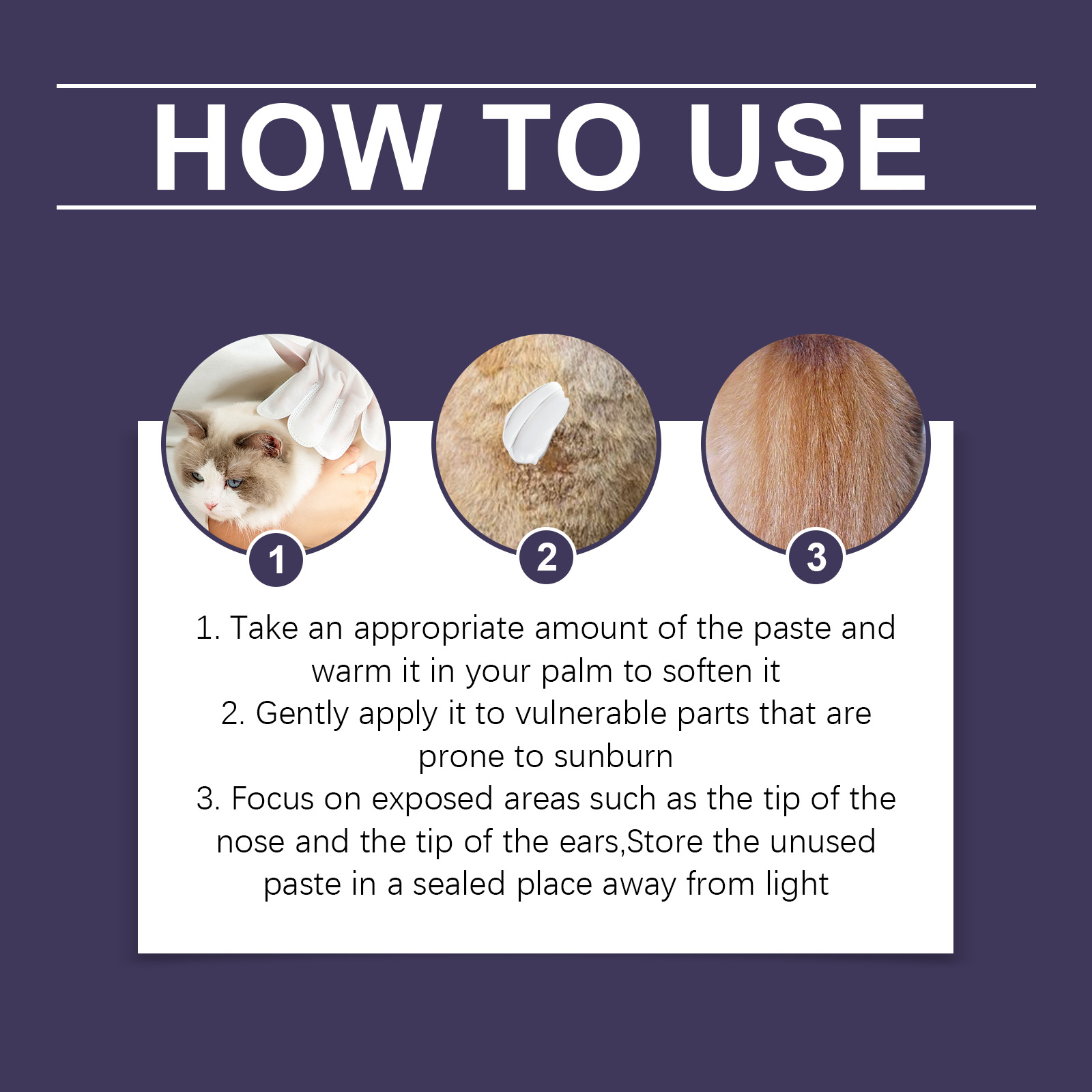 Yegbong Pet Protective Cream, Gentle Ingredients That Soothe, Care For And Clean Your Pet's Skin. It Is Suitable For Daily Use By Cats And Dogs — image 7