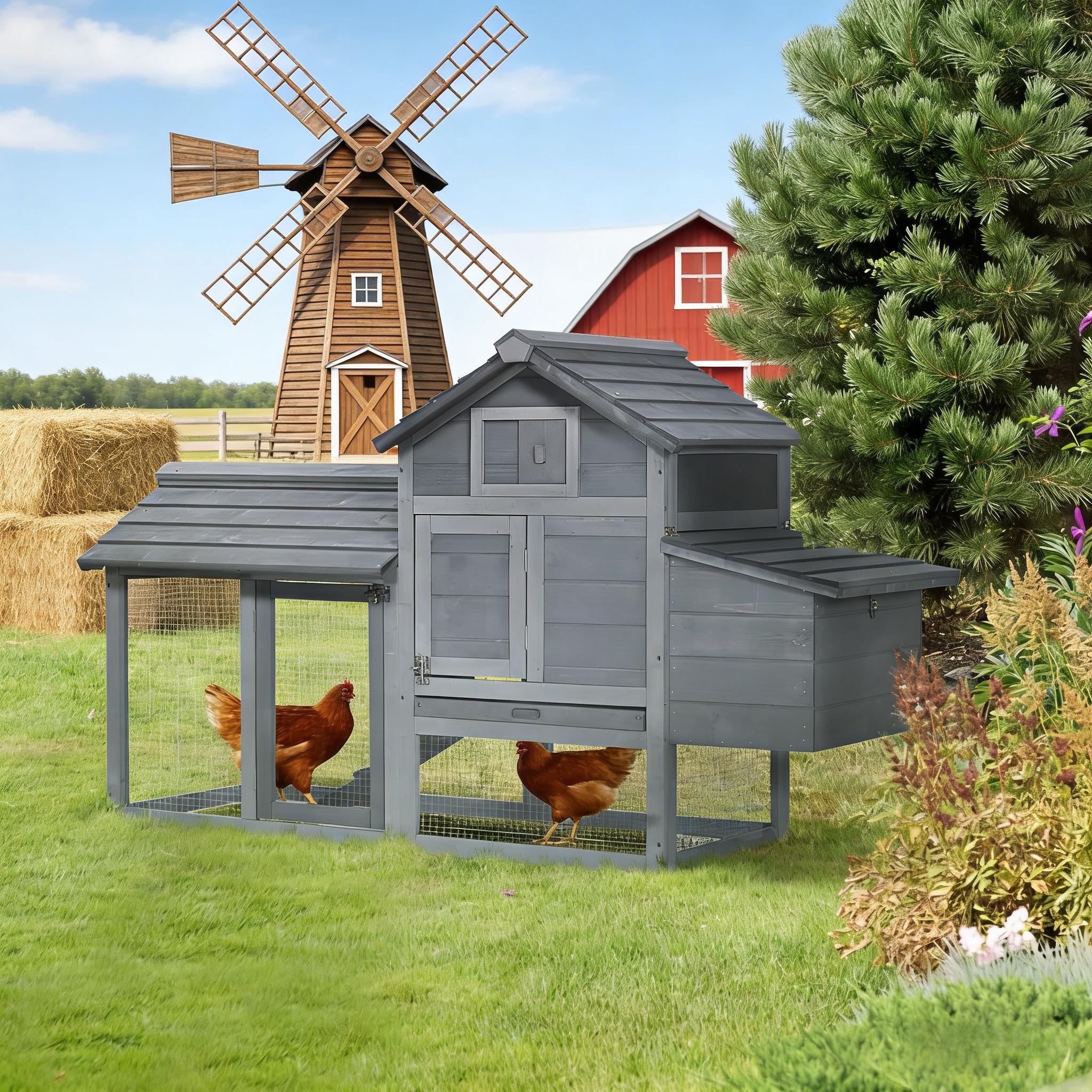 Casa de Gallinas Pequeña, Coopón de Madera para Pollos — imagen 4
