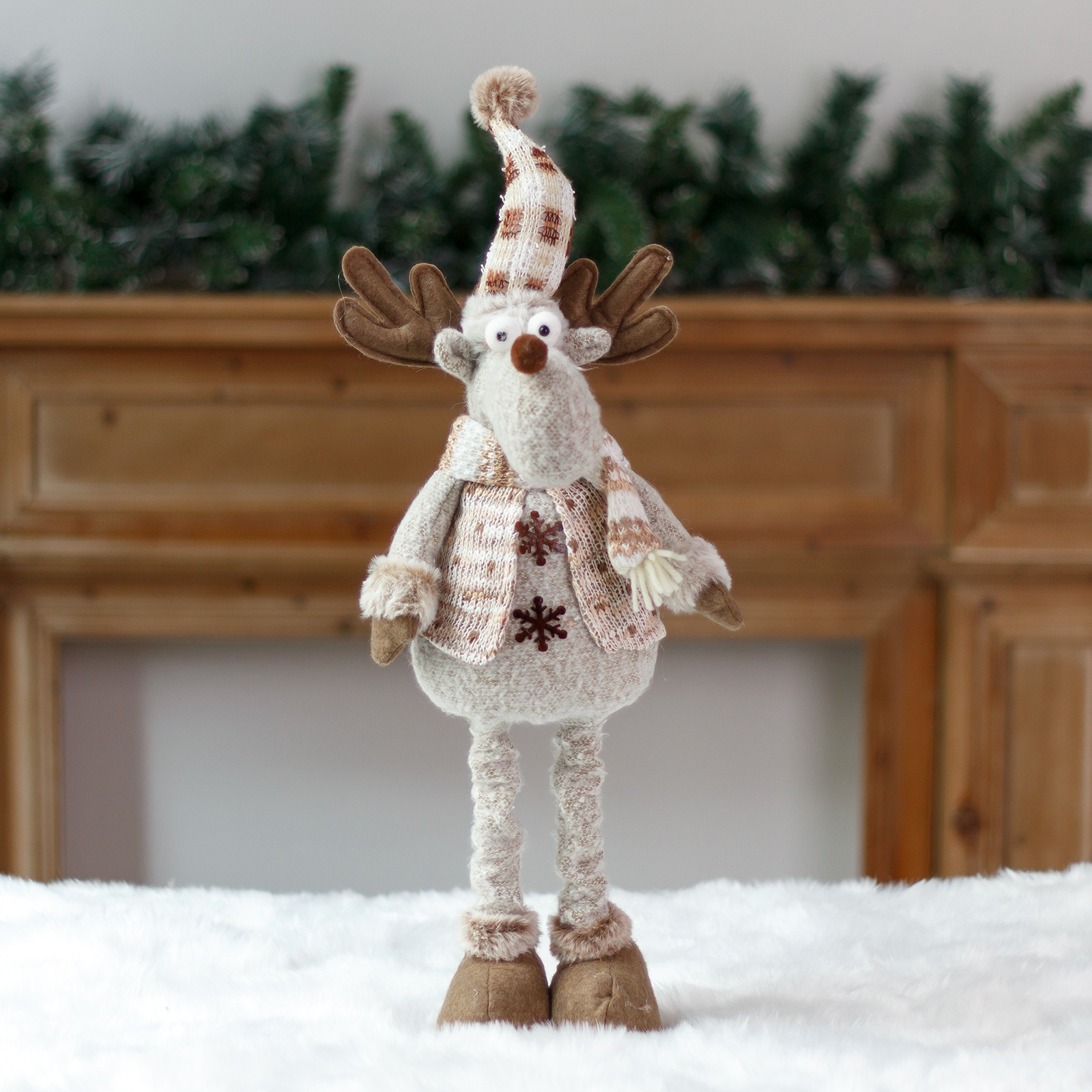 Christmas Decorations Snowman Stretch Doll Elk Doll Festival Window Scene Decoration Ornament — image 2
