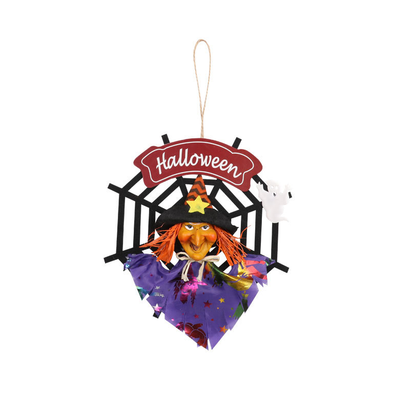 Halloween Spider Web Hanging Decoration Non-woven Fabric Ornament for Bar, KTV, Ghost Festival Scene Decoration Door Hanging — image 6