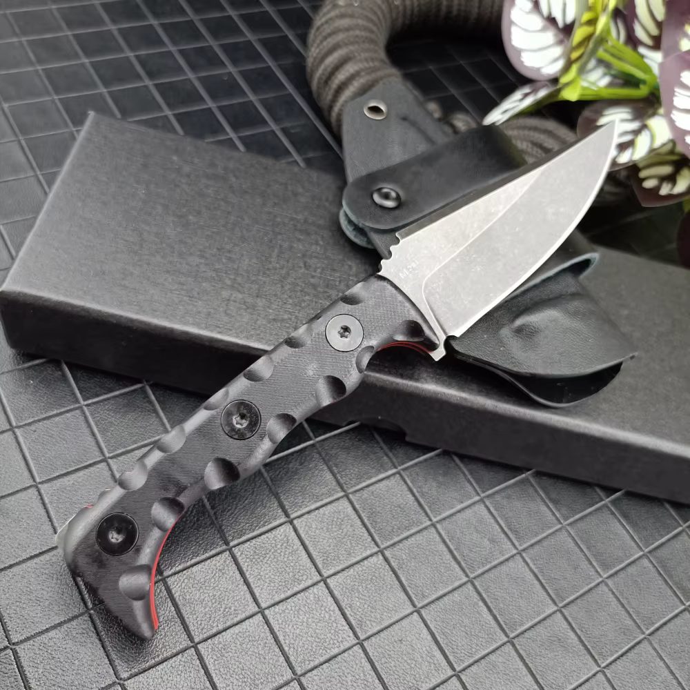 TKELL 003 Knife Multi-functional Wilderness Rescue Tool EDC Straight Knife Cutting Knife Outdoor Camping & Fishing Gear with K Sheath Good Gift Ideas for Festivals — image 2