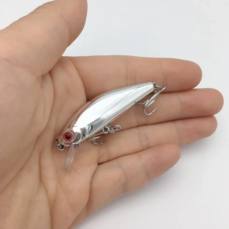 Mini Laser Hard Minnow Sinking Bait Wobbler Jerkbait Crank Fishing Lures Hook Bass Pesca Fresh Saltwater Tackle — image 1