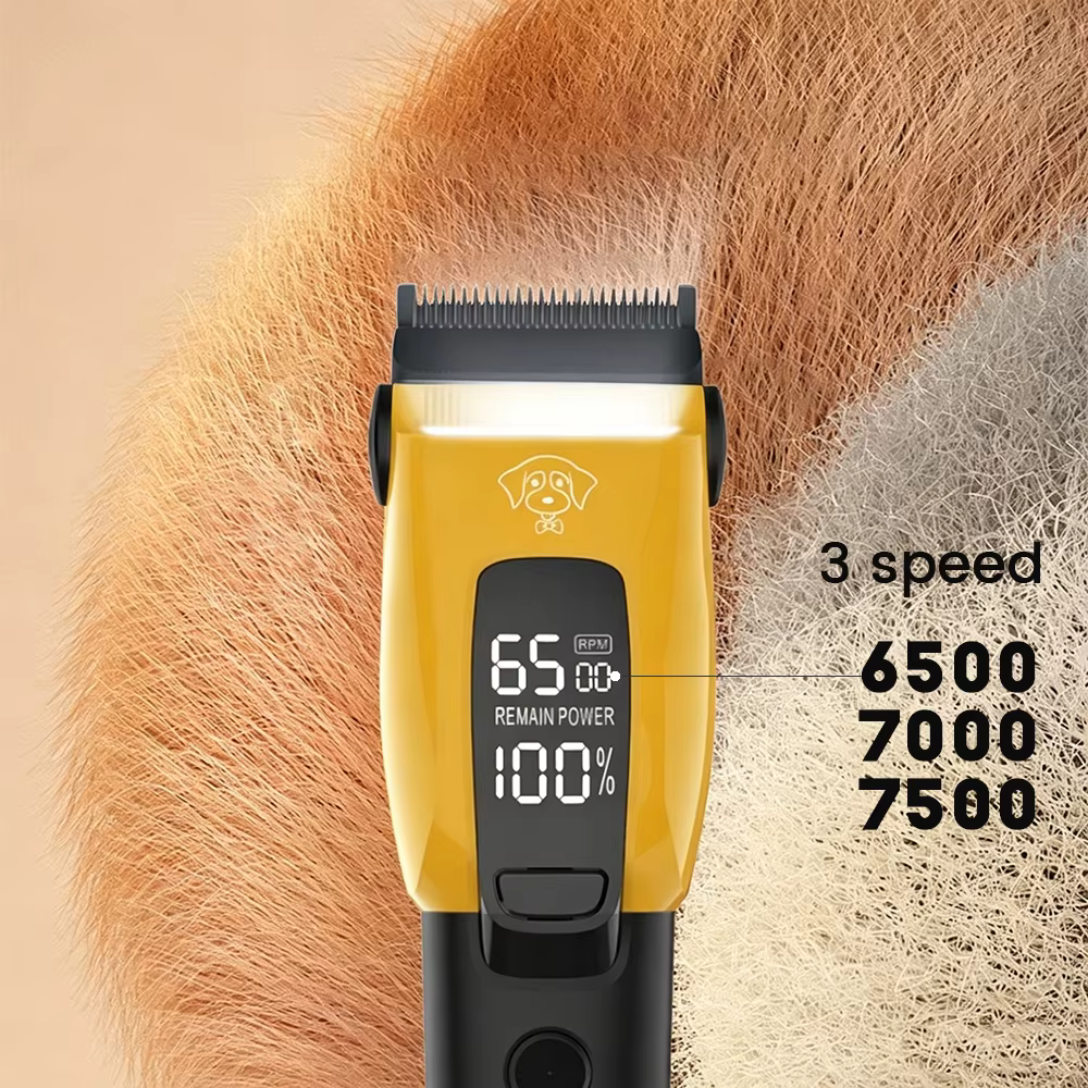 Pet Clipper Professional Dog Hair Trimmer Cat Grooming Shaver Type-c Charged Electric Puppy Cutting Machine for Small Big Animal — image 4