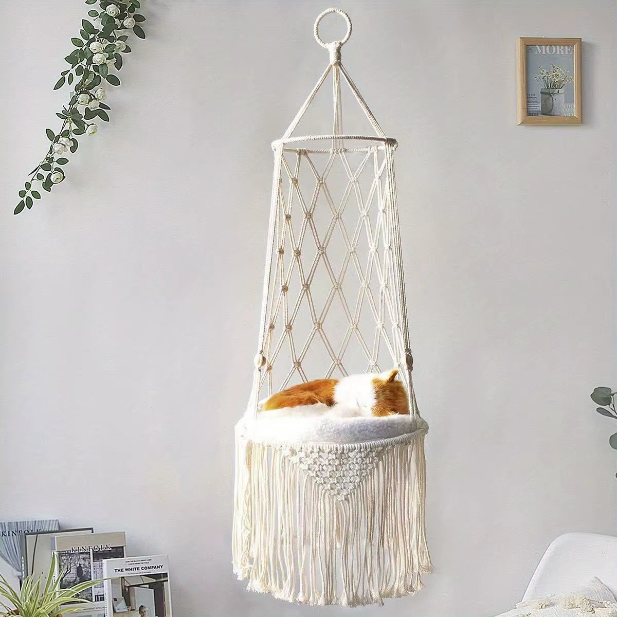 Hamaca para Gatos en Ventana y Balcón – Kit de Accesorios para Mascotas, Dormilón de Verano — imagen 1