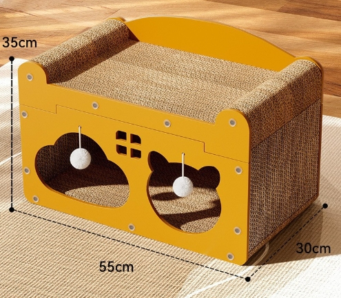 Manta de Sisal Creativa que No Deja Restos para Tablero de Rasguño del Gato — imagen 3