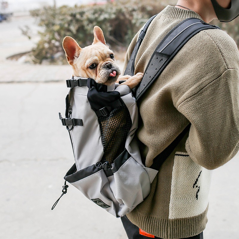 Mochila para Perros Portátil de Viaje con Dos Hombros para Cachorros Pequeños — imagen 1