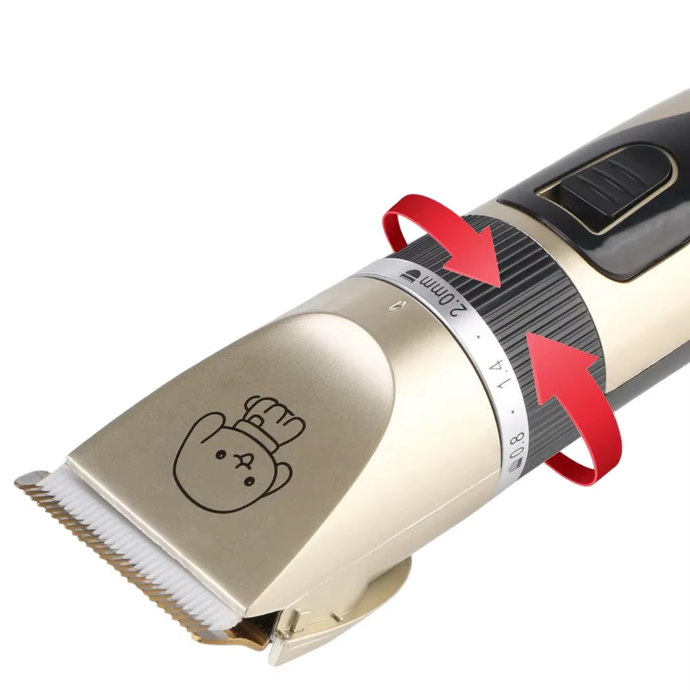 Pet electric clippers for dog and cat shaving; pet hair trimmer; electric beauty shaver — image 4