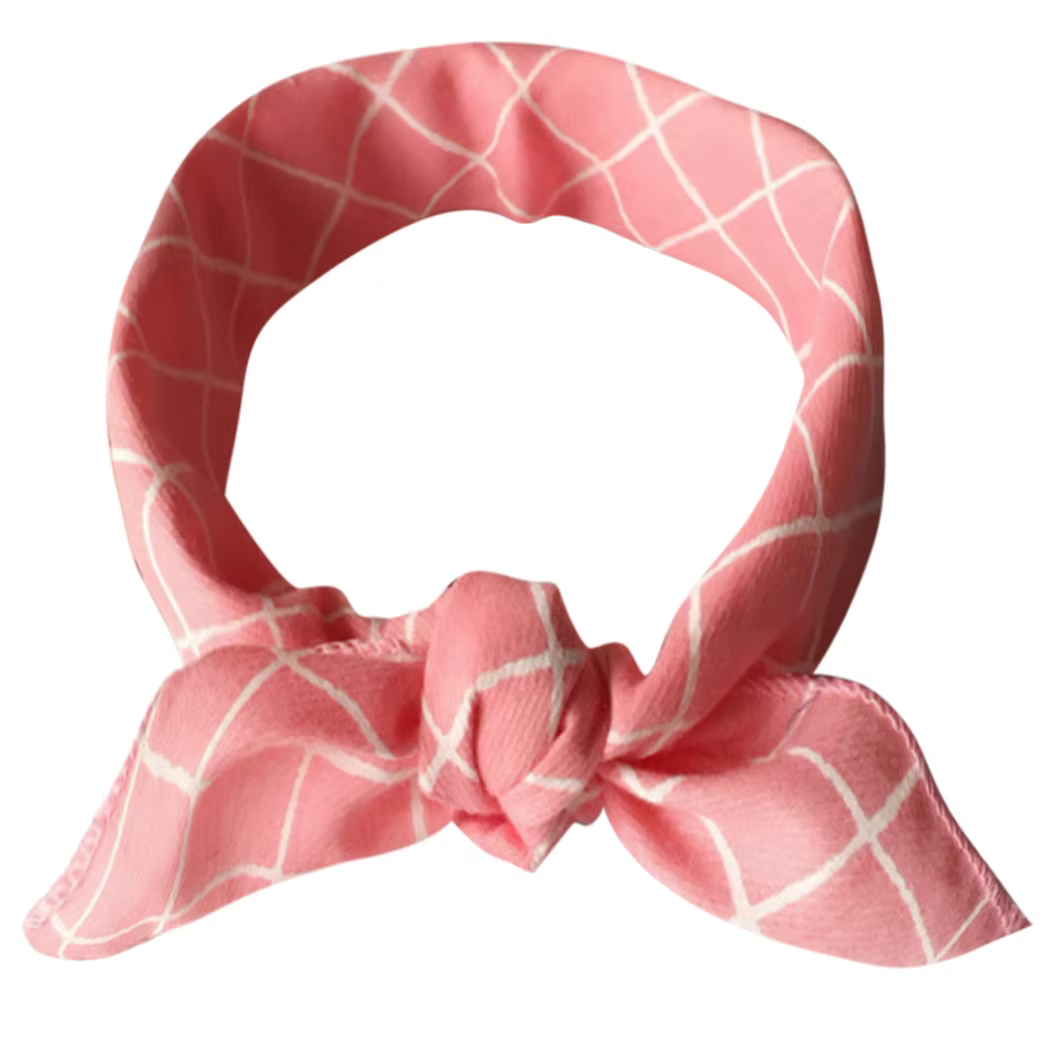 Fashion Plaid Dots Style Winter Pet Bandanas Cotton Washable Dog Bandanas Scarf Bowties Collar Pet Square Bib For Puppies Kitten — image 7