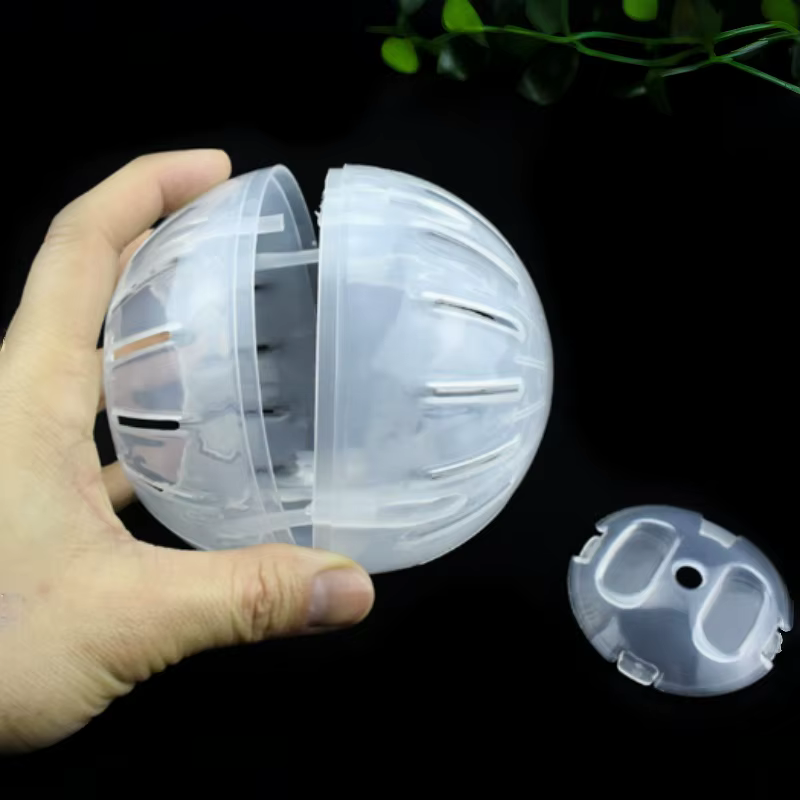 Hamster Crystal Sports Wheel - Breathable Safe Battery Free with Hanging Rope for Small Pets Under 4.72in Cage Play — image 6