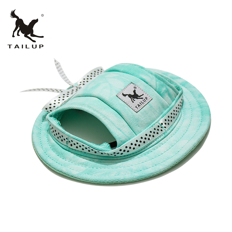 Sombrero de Protección Solar para Gatos: Estilo Adorable con Patrón de Nubes — imagen 7