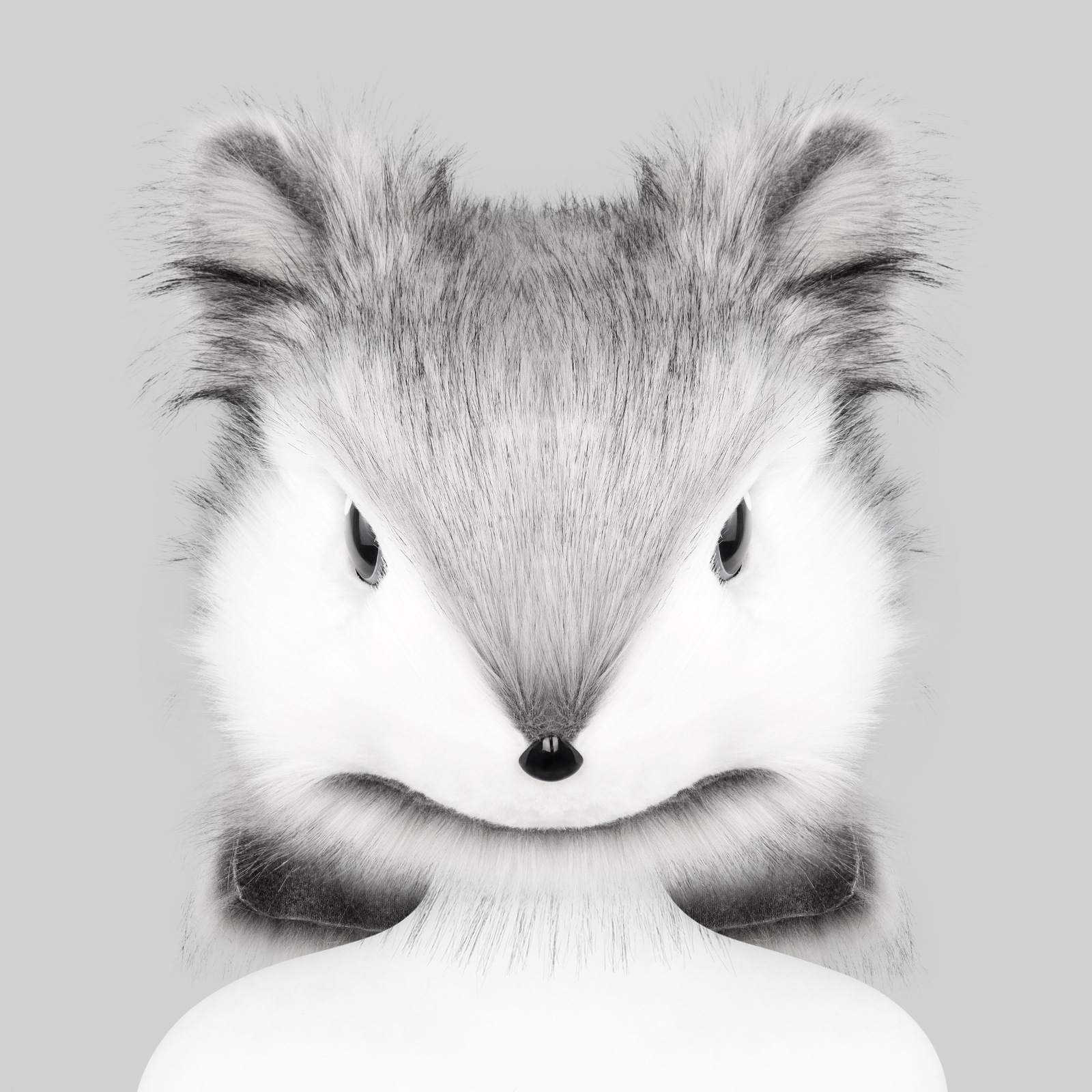 Single-Head Finished Fursuit Headpiece, Squirrel-Type Mouse Fursuit Head Mask, Cosplay Costume for Convention, Wearable Fursona Apparel — image 5